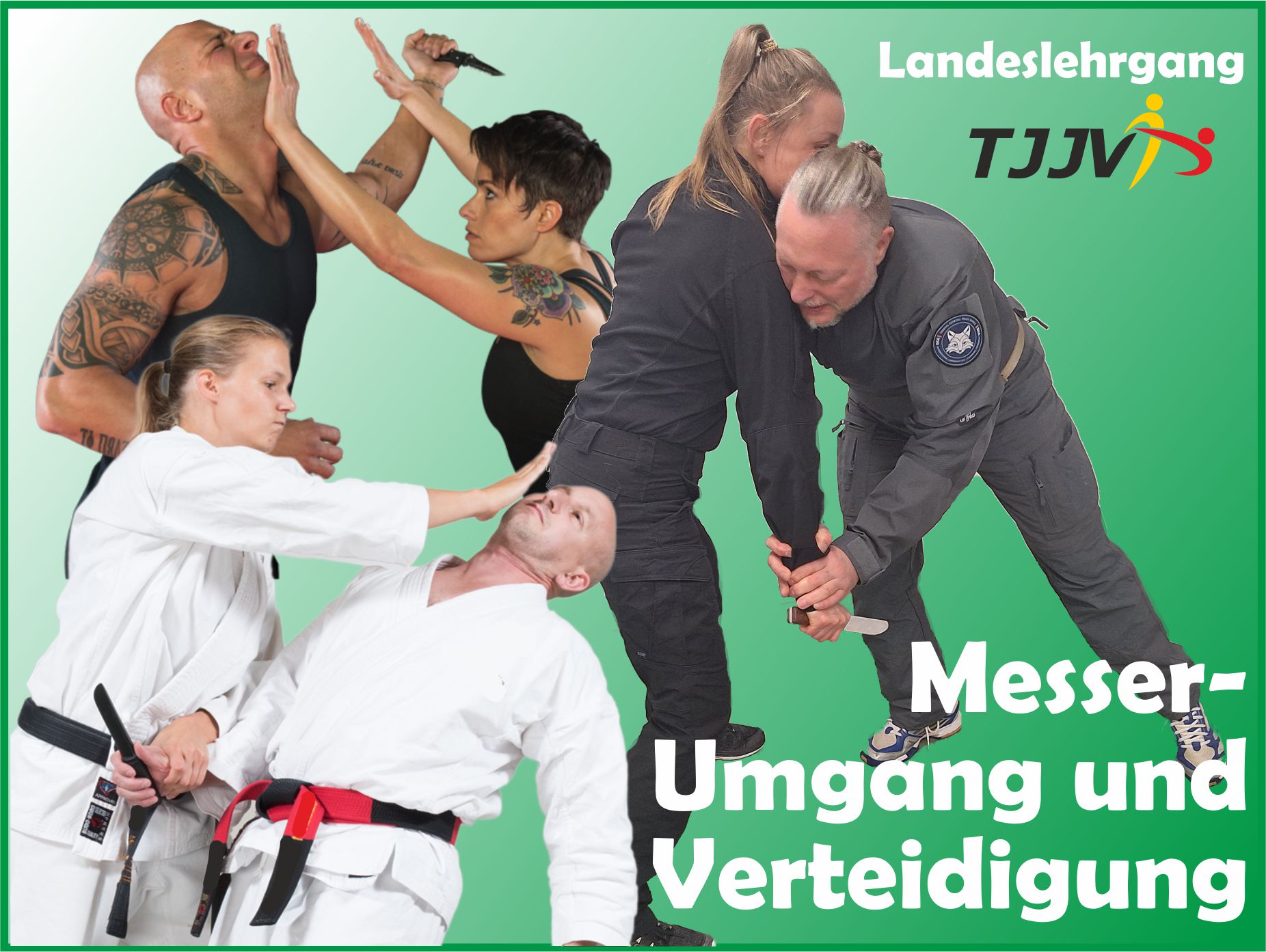 Landeslehrgang realistische Messerabwehr und -anwendung